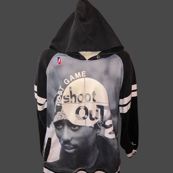 Rare Post Game Shoot Out Tupac Birdie 2 Hoodie Size XL - Picture 1 of 12